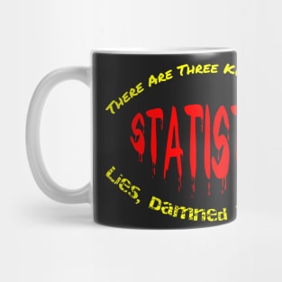 Mark Twain Quote Three Kinds of Lies Mug